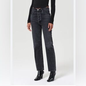 Agolde 90'S PINCH WAIST HIGH RISE STRAIGHT IN HITCH
